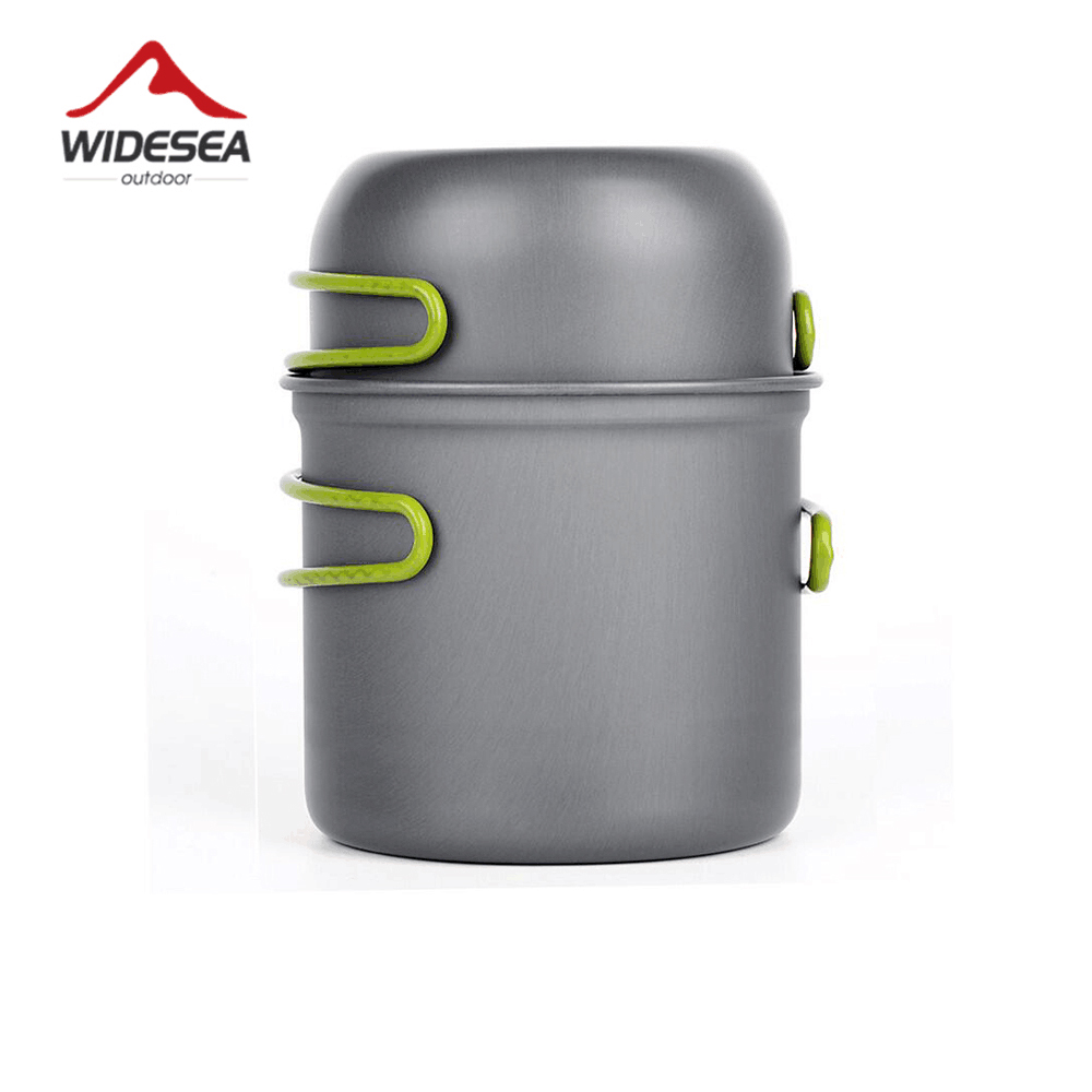 Camping Cooking Organizer - ワイドシー超軽量キャンプ調理器具アウトドア食器ポットセットハイキングピクニック旅行ツーリスト食器用品装備