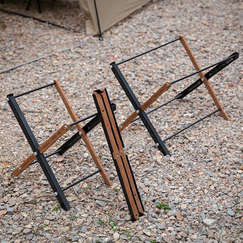 Camping Cooking Table - ポータブル折りたたみキャンプテーブルバスケット多層収納バスケットオーガナイザーテーブルアクセサリー屋外ピクニック調理部品