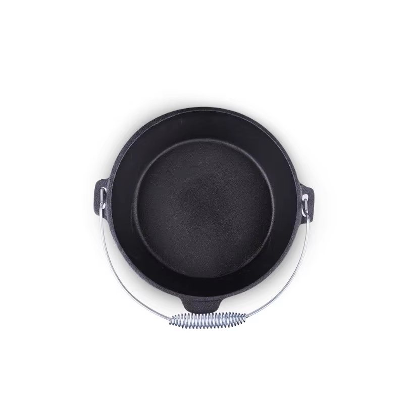 25 センチメートル鋳鉄ダッチオーブンキャンプポット屋外ポー - Camp Dutch Oven Cast のレビューと価格