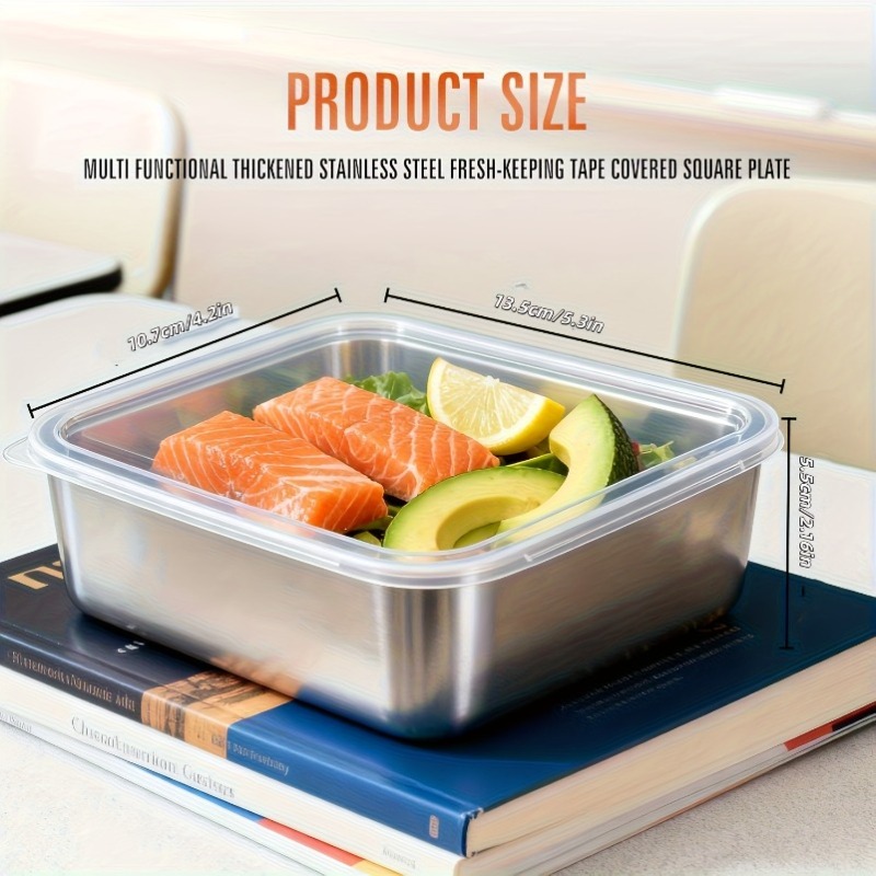5個セット ステンレス製食品容器セット 漏れ防止 スタッキン - Camping Cooking Organizer のレビューと価格