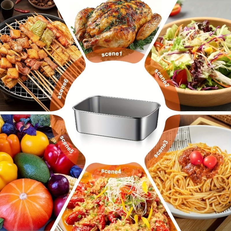 5個セット ステンレス製食品容器セット 漏れ防止 スタッキン - Camping Cooking Organizer のレビューと価格