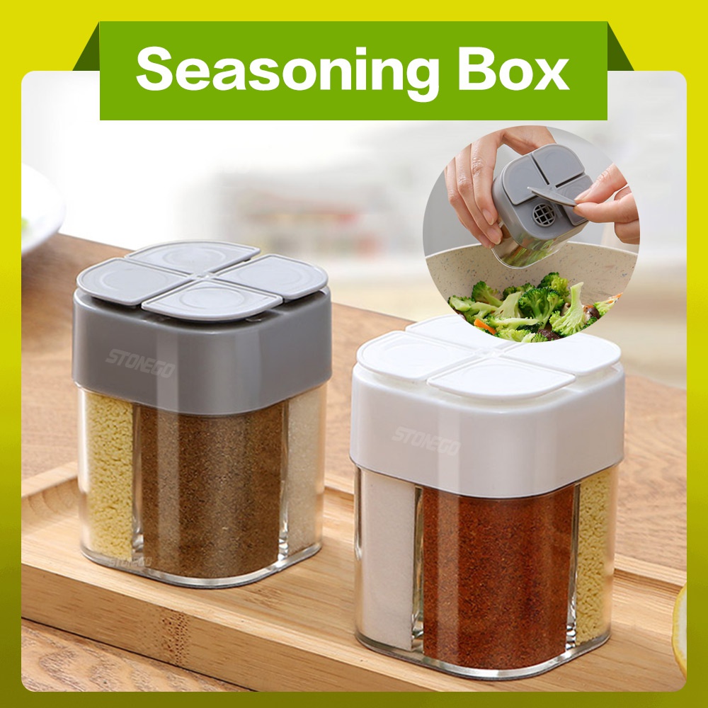4 in 1 プラスチック製ディスペンサー キャンプ用スパイ - Camping Cooking Container のレビューと価格