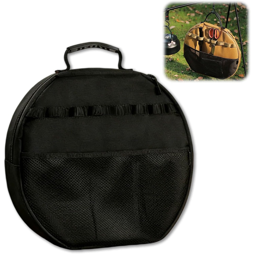 グリルパン収納バッグ、フライパンとグリドル用ポータブルポーチ - Camping Cooking Organizer のレビューと価格