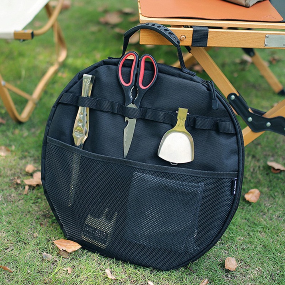 グリルパン収納バッグ、フライパンとグリドル用ポータブルポーチ - Camping Cooking Organizer のレビューと価格