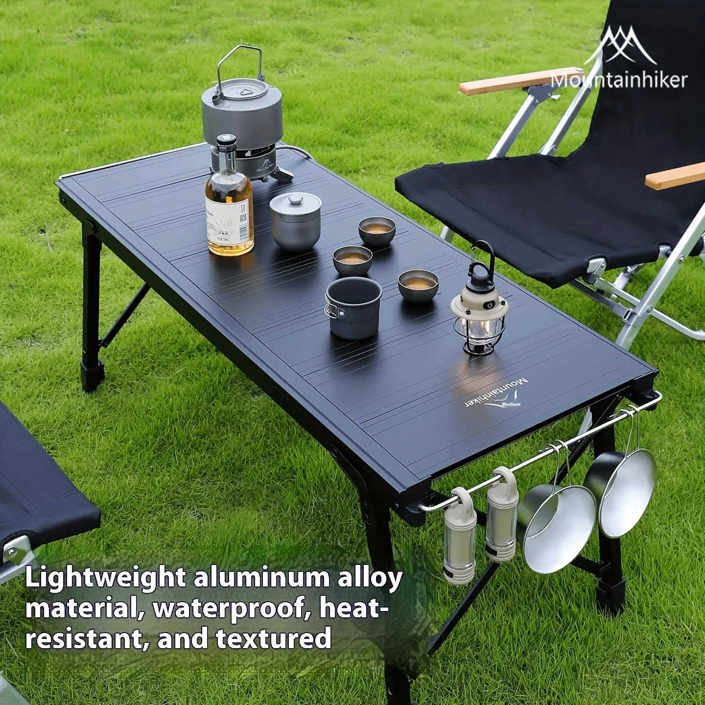 マウンテンハイカー 折りたたみ式キャンプ用昇降テーブル ポー - Camping Cooking Table のレビューと価格